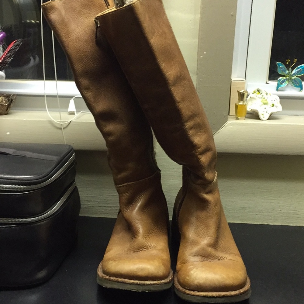 Vintage leather boots